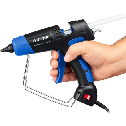 ЗУБР 200, d 11 мм, 20 г/мин, электрический термоклеевой пистолет, Профессионал (06852-11) купить в Надыме