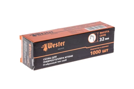 Скобы для степлера WESTER 826-019 32 мм, тип 18GA, 1000 шт. купить в Надыме