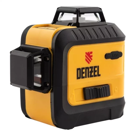 Лазерный уровень мультипризменный LX 360-2 Red, 30 м, 635 нм, аккумулятор Li 2800 мАч, резьба 5/8" Denzel 35076 купить в Надыме