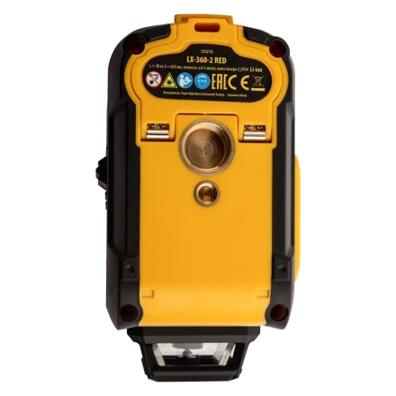 Лазерный уровень мультипризменный LX 360-2 Red, 30 м, 635 нм, аккумулятор Li 2800 мАч, резьба 5/8" Denzel 35076 купить в Надыме