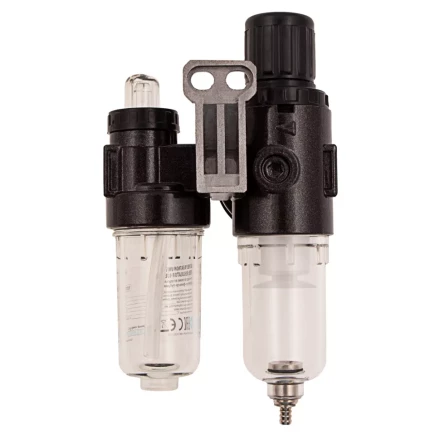 Блок подготовки воздуха регулятор-фильтр-лубрикатор FLR1500, 10 бар, 1500 л/мин, 1/4&quot; Denzel 57469 купить в Надыме