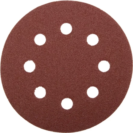 Круг шлифовальный ЗУБР "МАСТЕР" универсальный, из абразивной бумаги на велкро основе, 8 отверстий, Р80, 115мм, 5шт 35560-115-080 купить в Надыме