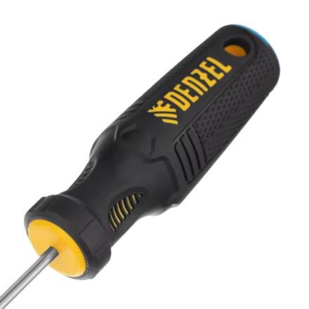 Отвертка SL3х100 мм, CrV, трехкомпонентная рукоятка Denzel 12190 купить в Надыме