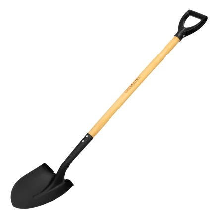 Лопата для сыпучих грузов, 215х285х1325 мм, деревянный черенок с пропиткой, Россия Сибртех 6145655 купить в Надыме