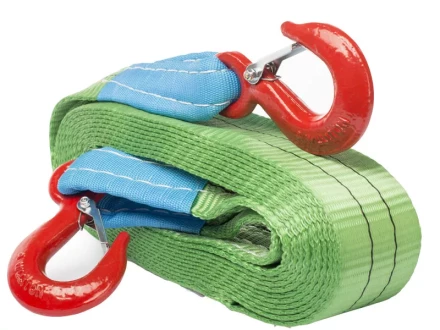 Буксир текстильный ленточный 8,0 т 5,0 м (крюк-крюк) 1002520 купить в Надыме