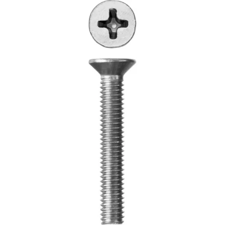 Винт ЗУБР "МАСТЕР" DIN 965, класс прочности 4.8, оцинкованный, M4x25мм, 5кг 303110-04-025 купить в Надыме