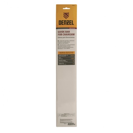 Шина для бензопилы Denzel DGS-5218, длина 45 см (18&quot;), шаг 0.325&quot;, паз 1.5 мм, 72 звена, 59802 купить в Надыме
