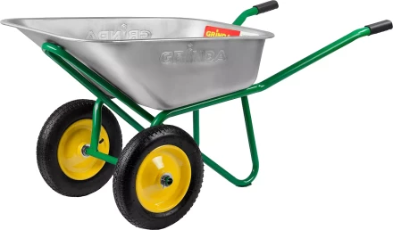 Тачка GRINDA строительная двухколесная, 110 литров 422394 купить в Надыме