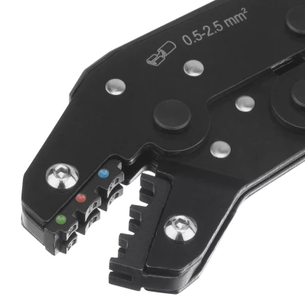 Клещи для обжима Denzel 17747 изолир. наконечников НКИ и НВИ, разъемов РПИ, гильз ГСИ, 0,5 - 2,5 мм2 купить в Надыме