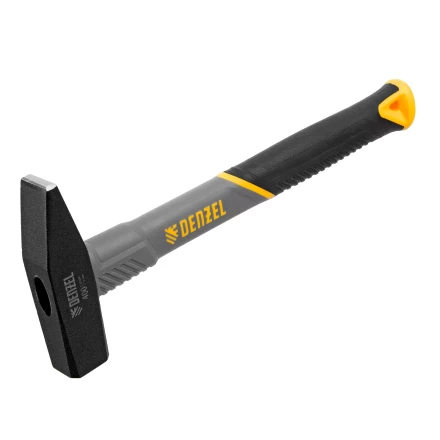 Молоток слесарный, 400 г Denzel, кованый, фибергласовая рукоятка c TPR покрытием 10484 купить в Надыме