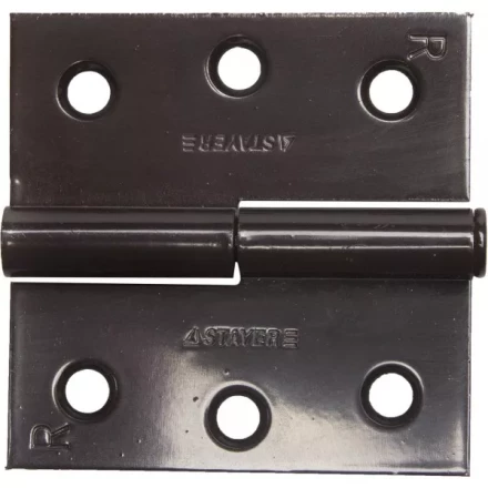 Петля дверная STAYER "MASTER" разъемная, цвет коричневый, правая, 75мм 37613-75-3R купить в Надыме