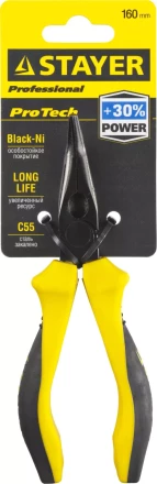 Тонкогубцы STAYER &quot;PROTech&quot; изогнутые, эксцентриковое расположение шарнира, 160мм 22027-4-16_z02 купить в Надыме