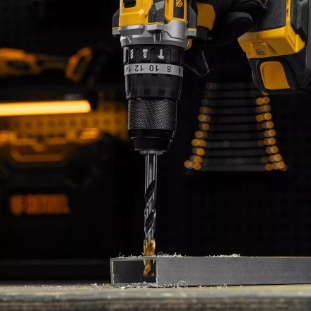 Сверло спиральное по металлу Denzel 10 x 133мм, Р6М5, Golden Tip, многогранная заточка, 718285 купить в Надыме