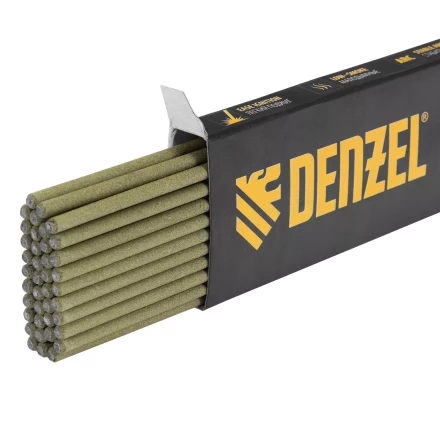 Электроды Denzel DER-46 Goldline, диам. 3 мм, 1 кг, рутил-целлюлозное покрытие, 97500 купить в Надыме