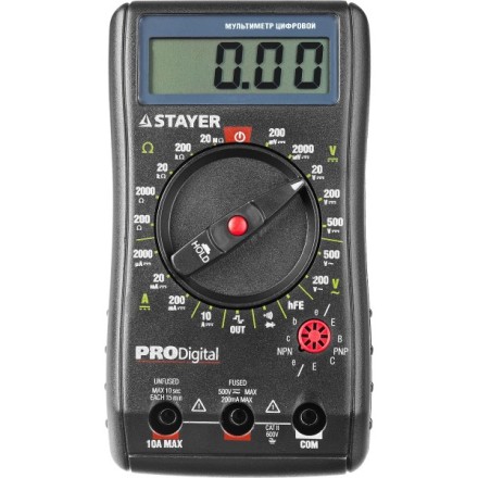 Мультиметр STAYER &quot;PROFESSIONAL&quot; PRODigital цифровой 45310 купить в Надыме