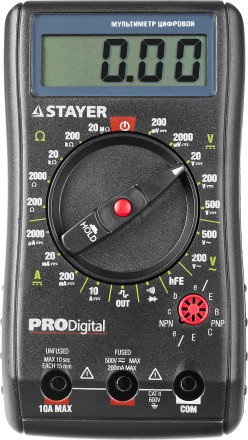 Мультиметр STAYER &quot;PROFESSIONAL&quot; PRODigital цифровой 45310 купить в Надыме