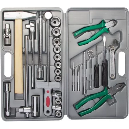 Набор слесарно-монтажного инструмента НИЗ "УНИВЕРСАЛ - 2", сталь 40Х, в пластиковом кейсе, 29 предметов 27620 купить в Надыме