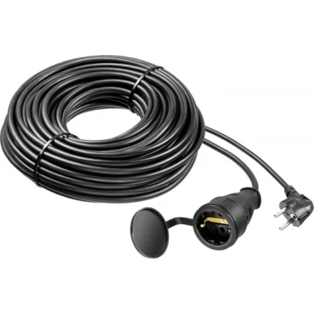 Удлинитель-шнур "ПВС 315-Ш", 30 м, 3500 Вт, 1 гнездо, IP44, ПВС 3х1,5 мм2, ЗУБР 55020-30 купить в Надыме