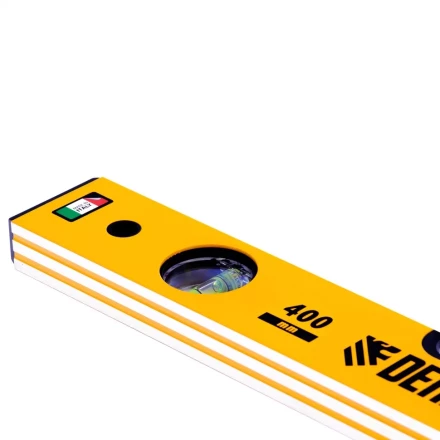 Уровень алюминиевый, 400 мм, фрезерованный, 3 глазка Denzel 33680 купить в Надыме