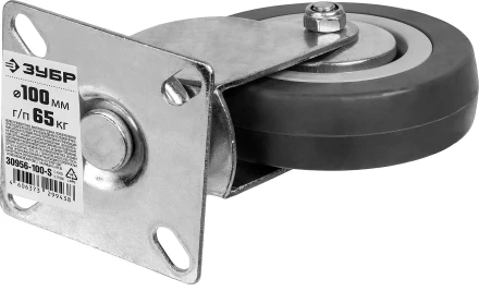 Колеса поворотные из литой резины с полипропиленовым диском серия МАСТЕР купить в Надыме