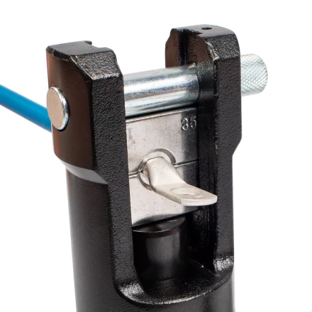 Пресс гидравлический помповый КВТ ПГ-300 для опрессовки наконечников до 300 мм (85528) купить в Надыме