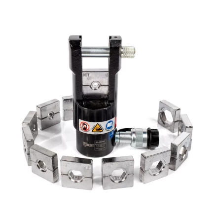 Пресс гидравлический помповый КВТ ПГ-300 для опрессовки наконечников до 300 мм (85528) купить в Надыме