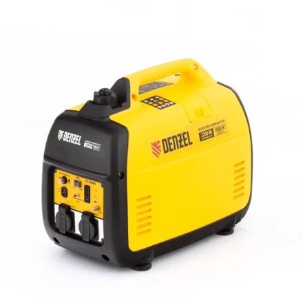 Генератор инверторный GT-2200iS, 2.2 кВт, 230 В, бак 4 л, закрытый корпус, ручной старт Denzel 94702 купить в Надыме