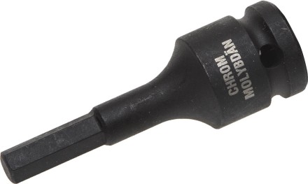 Торцовая головка KRAFTOOL &quot;INDUSTRIE QUALITAT&quot; ударная (1/2&quot;), HEX, Cr-Mo, фосфатированная, H8 27950-08_z01 купить в Надыме