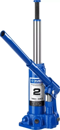 Домкрат гидравлический бутылочный T50, 2т, 180-347мм, ЗУБР Профессионал 43060-2 43060-2_z01 купить в Надыме