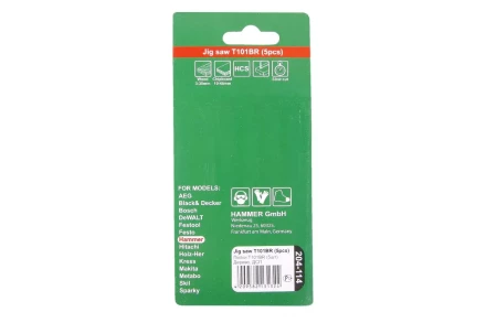 Пилки для лобзика HAMMER JG WD T101BR (5шт.) купить в Надыме