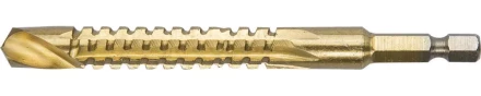 ЗУБР. Сверло фрезеровальное по дереву и тонкому листовому металлу, шестигранный хвостовик 1/4", 10х110мм 29966-10 купить в Надыме