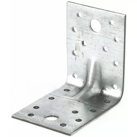 Крепежный уголок усиленный 2,5мм KUU 70x70x55 мм Россия Сибртех 464103 купить в Надыме