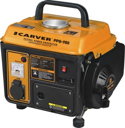 Генератор бензиновый CARVER PPG- 950 купить в Надыме