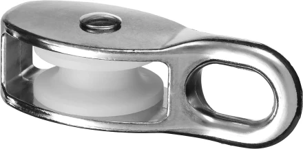 Блок ЗУБР &quot;МАСТЕР&quot; одинарный, оцинкованный, нейлоновый шкив, 9x40мм, 1 шт 304586-40 купить в Надыме