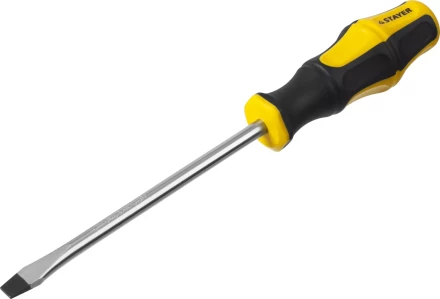 Отвертка STAYER "MASTER" "HERCULES", Сr-V, противоскользящая рукоятка, SL8,0x150мм 25051-08-15_z02 купить в Надыме