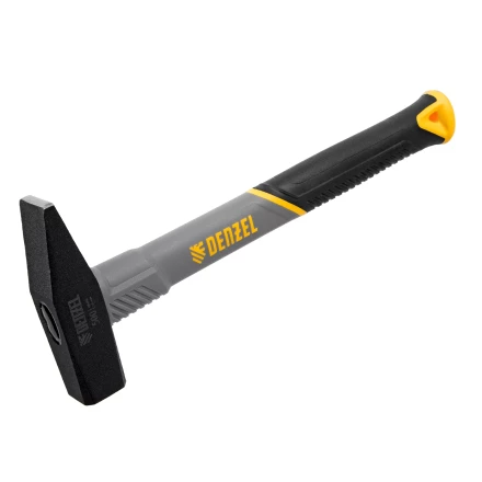 Молоток слесарный, 500 г Denzel 10485, кованый, фибергласовая рукоятка c TPR покрытием купить в Надыме