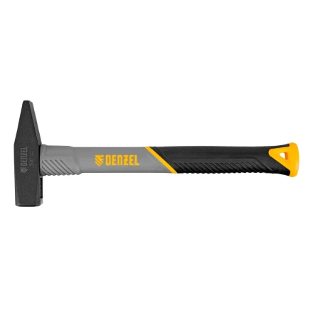 Молоток слесарный, 500 г Denzel 10485, кованый, фибергласовая рукоятка c TPR покрытием купить в Надыме