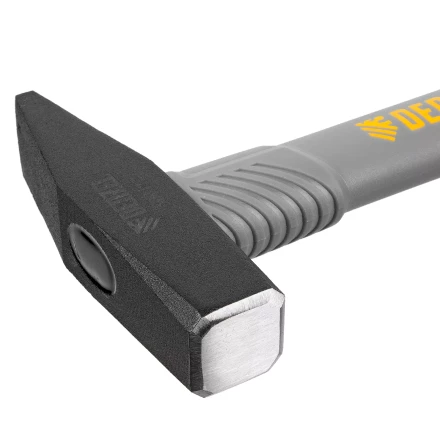 Молоток слесарный, 500 г Denzel 10485, кованый, фибергласовая рукоятка c TPR покрытием купить в Надыме