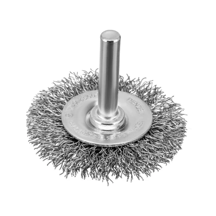Набор щеток для дрели, 1 Плоская 50мм, 2 Чашки 25-50мм, шпилька, нерж. вит. проволока Denzel 74491 купить в Надыме