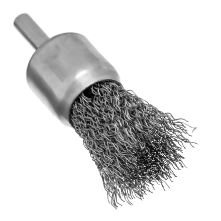 Набор щеток для дрели, 1 Плоская 50мм, 2 Чашки 25-50мм, шпилька, нерж. вит. проволока Denzel 74491 купить в Надыме
