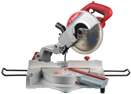 Пила торцовочная ЗУБР, подвижная головка, 255 мм, 4600 об/мин, 1600 Вт ЗПТ-255-1600-Л купить в Надыме