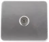 Розетка СВЕТОЗАР "ГАММА" телевизионная, без вставки и рамки, цвет светло-серый металлик SV-54115-SM купить в Надыме