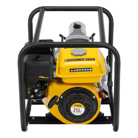 Мотопомпа бензиновая для грязной воды Denzel PX-80D7 99206, 7 л.с., 3", 1300 л/мин, глуб 8 м,напор 30 м купить в Надыме
