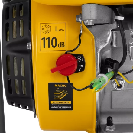 Мотопомпа бензиновая для грязной воды Denzel PX-80D7 99206, 7 л.с., 3", 1300 л/мин, глуб 8 м,напор 30 м купить в Надыме