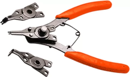 Съемник  для стопорных колец с насадками, 150 мм, универсальный SPARTA 183505 купить в Надыме