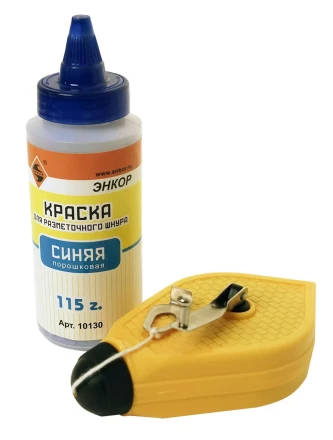Набор разметочный пластиковый корпус 30 м краска синяя Энкор 10125 купить в Надыме