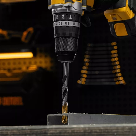 Сверло спиральное по металлу Denzel, 11 x 142мм, Р6М5, Golden Tip, многогранная заточка, 718286 купить в Надыме