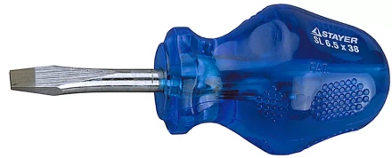 Отвертка STAYER "PROFI" "HI-TEC NEW", Cr-V, намагниченный наконечник, SL 6,5х38мм 2-250495-38-6.0 купить в Надыме