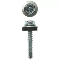 Саморезы ЗУБР "ПРОФЕССИОНАЛ" оцинков., для крепл. кров. матер. к дерев. обреш., 4.8x50мм, 250шт 4-300315-48-050