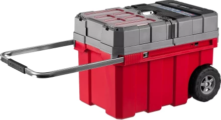 Ящики для инструмента на колесах МЕГА-БОКС серия ПРОФЕССИОНАЛ цвет черный купить в Надыме